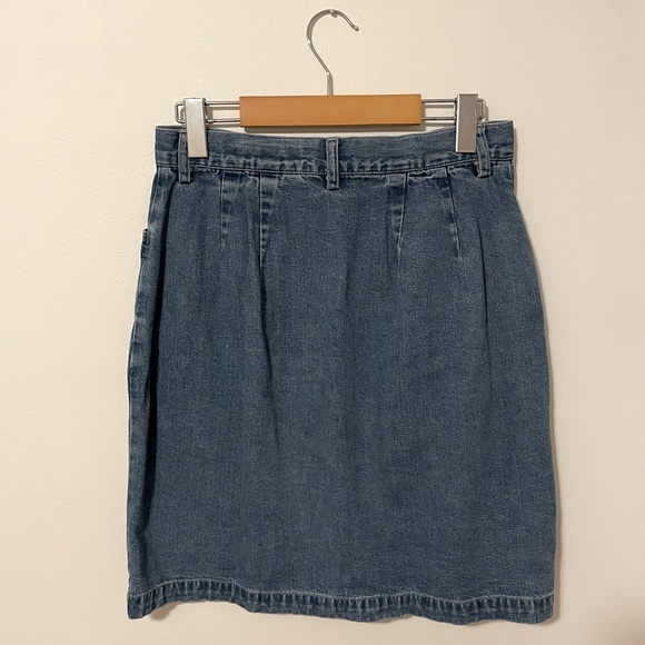 Vintage 90’s Eddie Bauer Denim Skirt - Picture 2 of 3